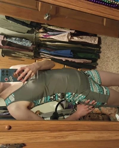 Customer photo review of ⏰LAST DAY 50% OFF -Women's Tummy Control Tankini Set with Built-In Bra – Flattering Boho Swimwear with Shorts