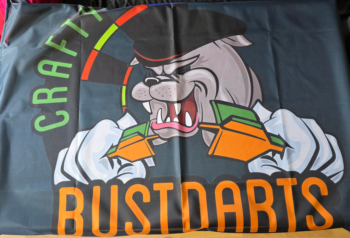 Customer photo review of Vereinsflagge inkl. Druck