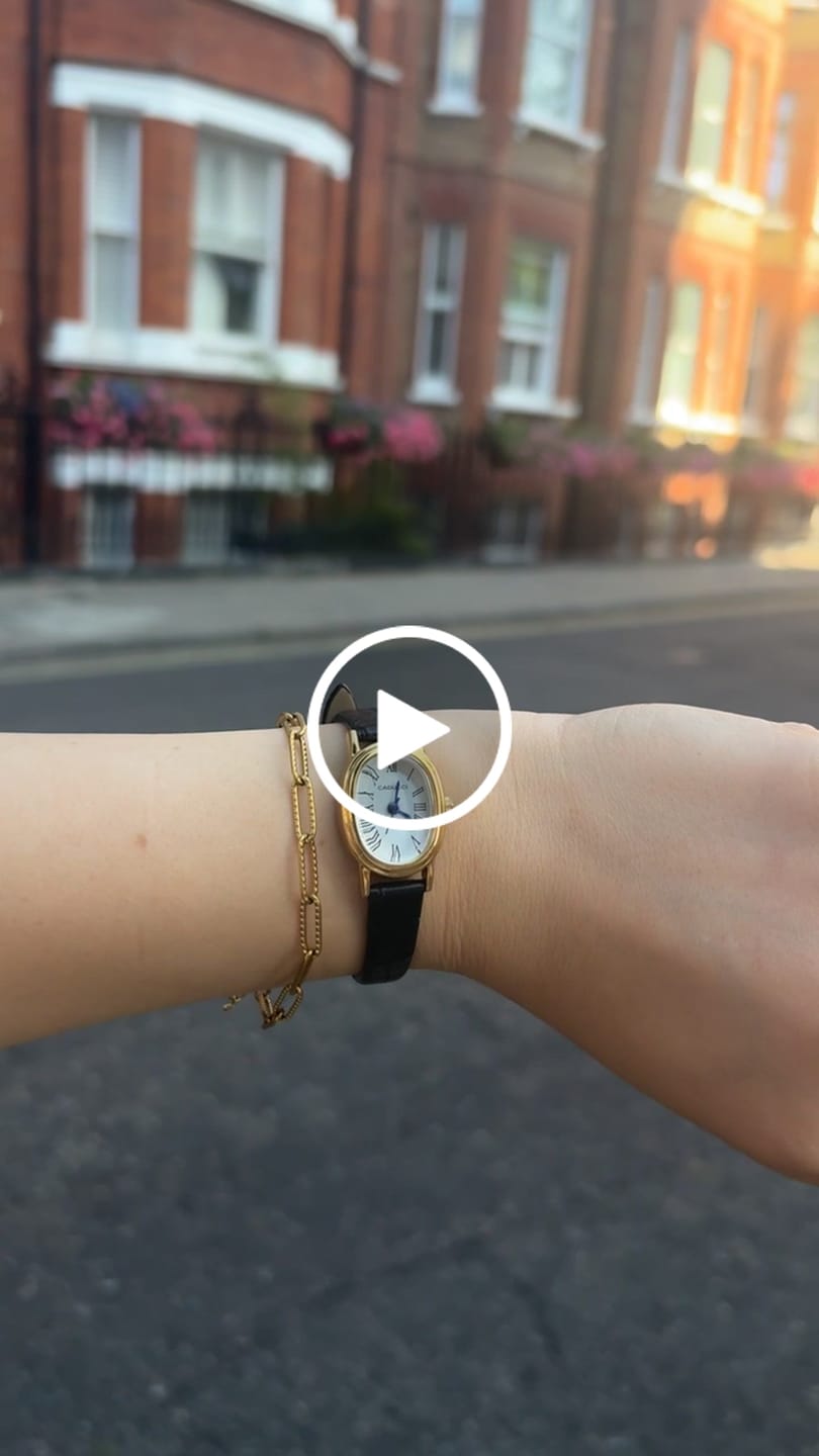 Customer video review of Lucca Leather Watch