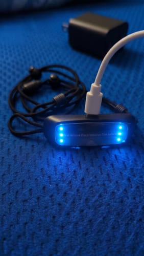Customer photo of the device while charging