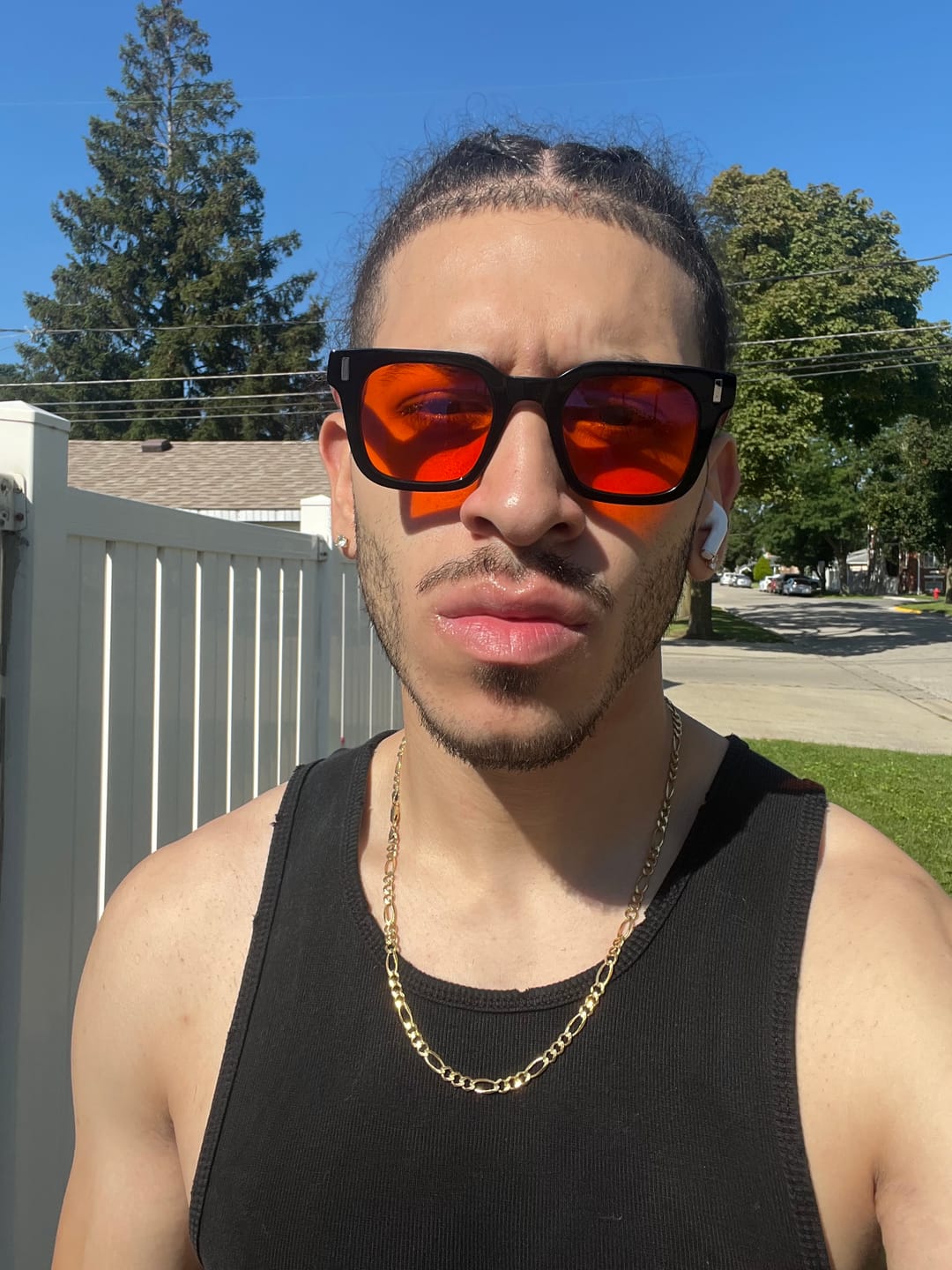 Customer photo review of THE ASTON BLUE LIGHT BLOCKERS 2.0