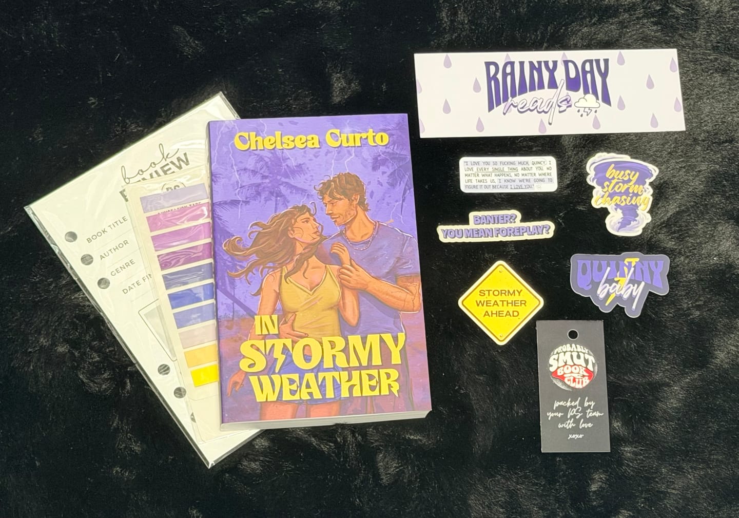 Customer photo review of smut slut book club subscription