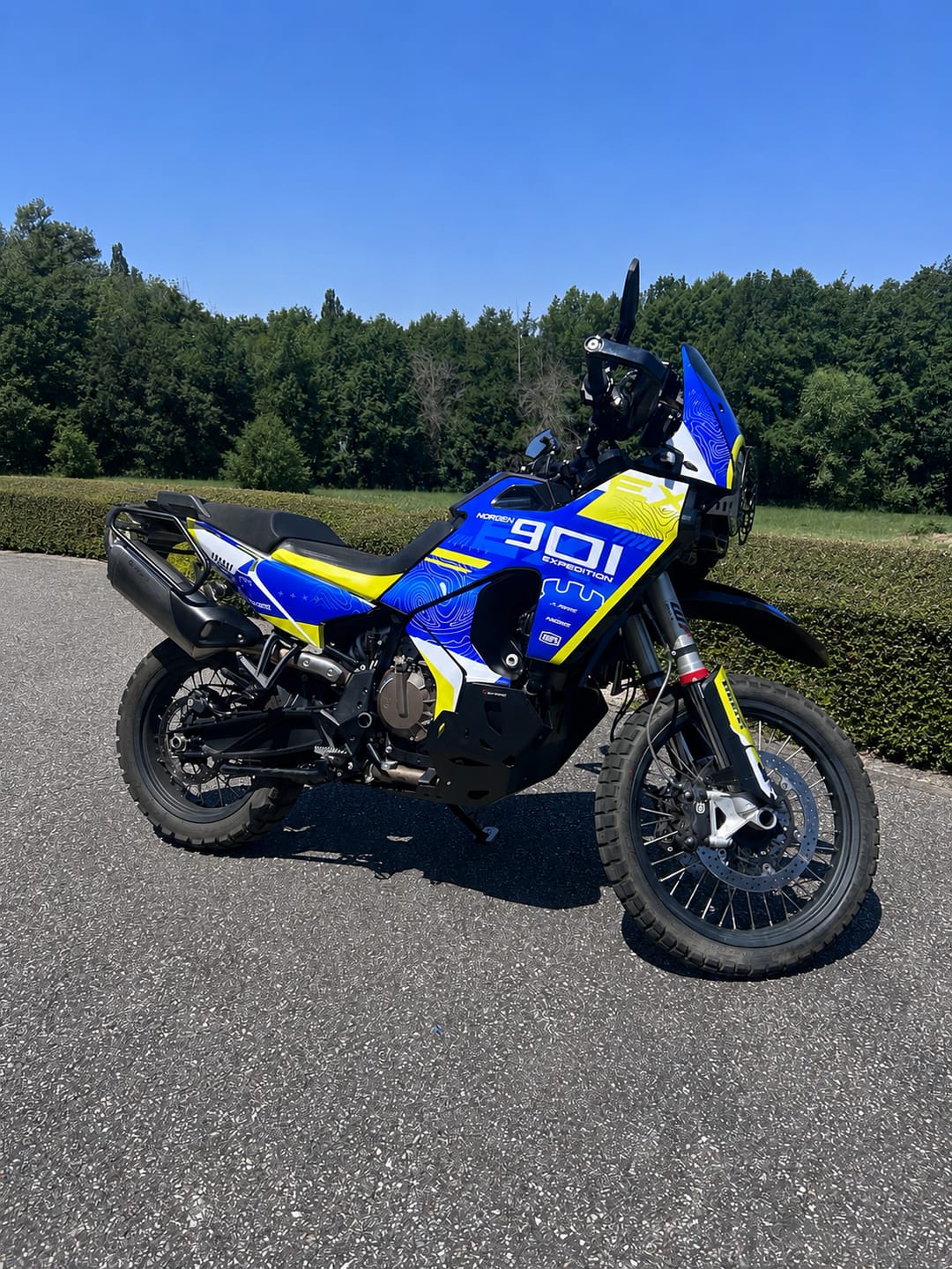 Customer photo review of Kit Déco Husqvarna Norden 901 - BLUE EXPEDITION