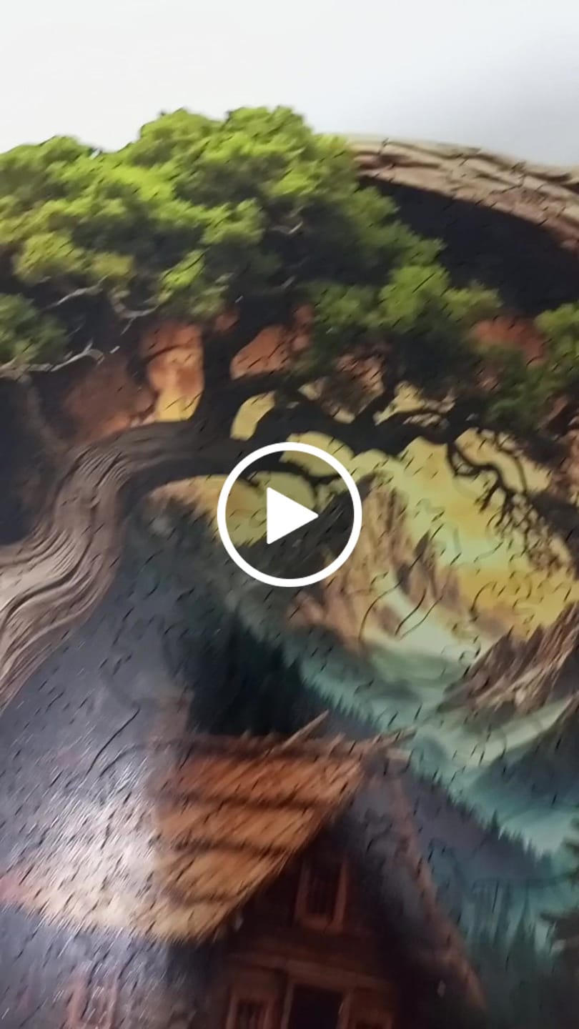 Customer video review of Ağaç Ev - Ahşap Puzzle