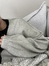 Customer photo review of Oversized Lantern Sleeve Cardigan