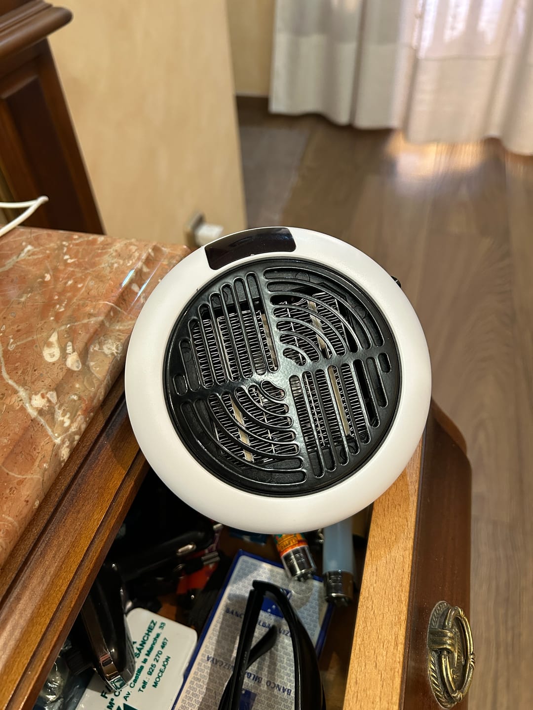 Customer photo review of minicalefactor termocerámico portatil