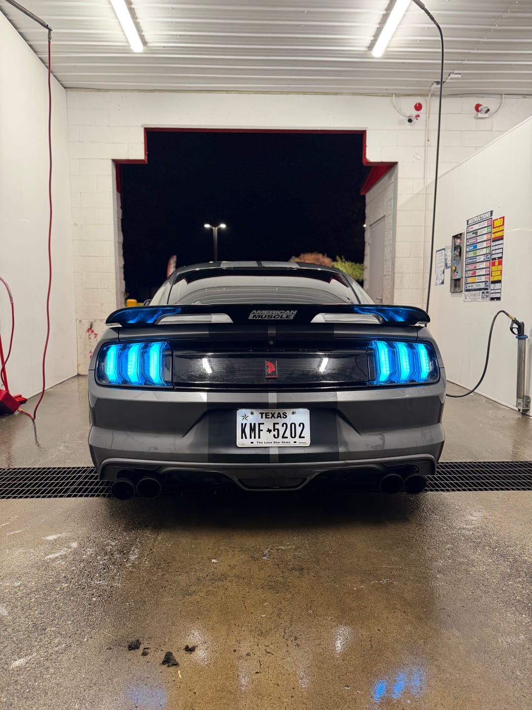 Customer photo review of NTXGlow RGB Tail Lights (2015-2023 Ford Mustang)
