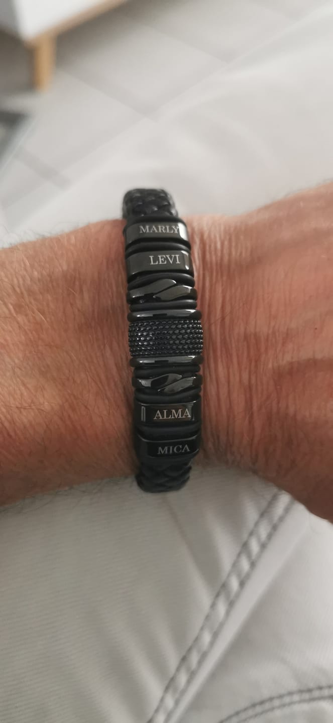 Customer photo review of Bracelet: Black