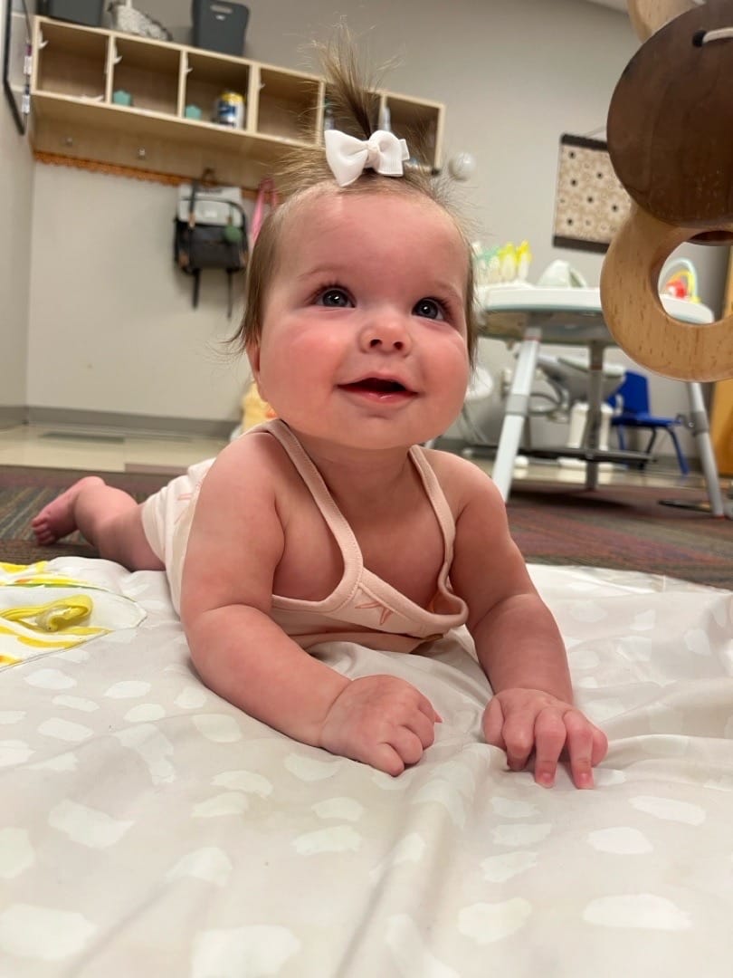 Customer photo review of Personalized Daisy Baby Girl