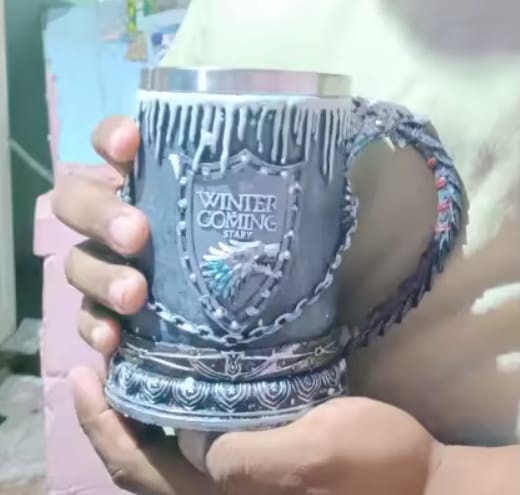 Customer photo review of Taza de  Game Of Thrones Coleccionable