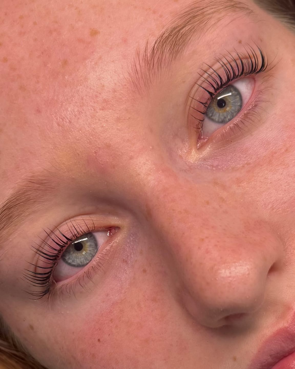 Customer photo review of Pure Care Lash & Brow Lift Pack