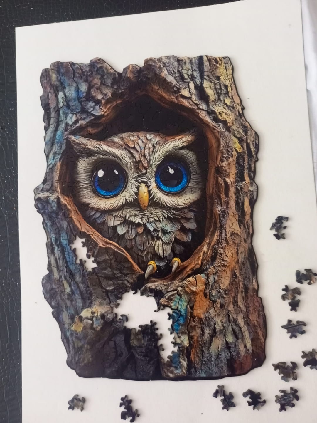 Customer photo review of Kadim Baykuş - Ahşap Puzzle