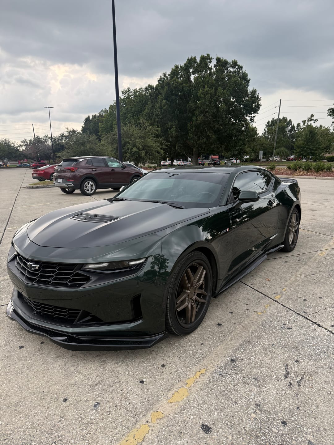Customer photo review of 2019-24 Camaro T6 Front Splitter Lip & Side Skirts
