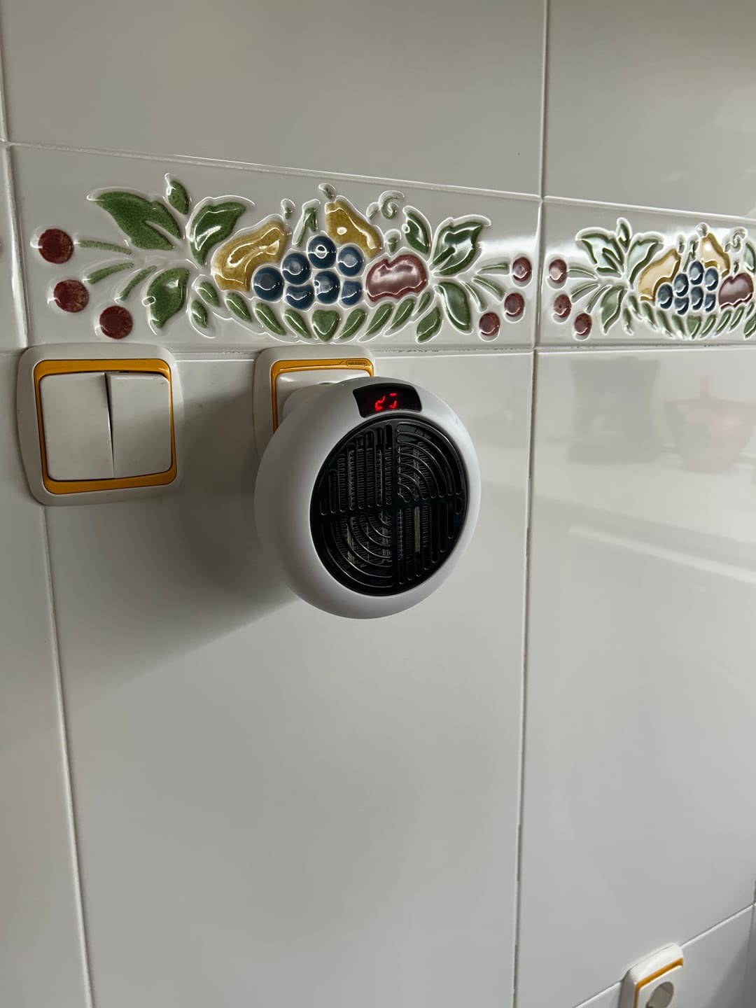Customer photo review of minicalefactor termocerámico portatil