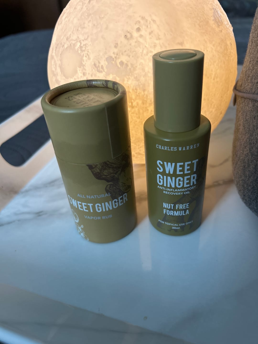 Customer photo review of [Nut-Free] Sweet Ginger Dry Oil for Sensitive Skin