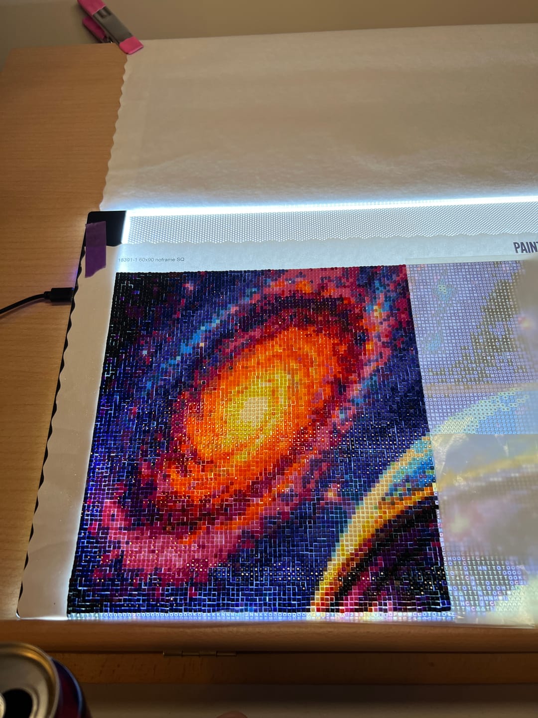 Customer photo review of Custom Diamond Painting