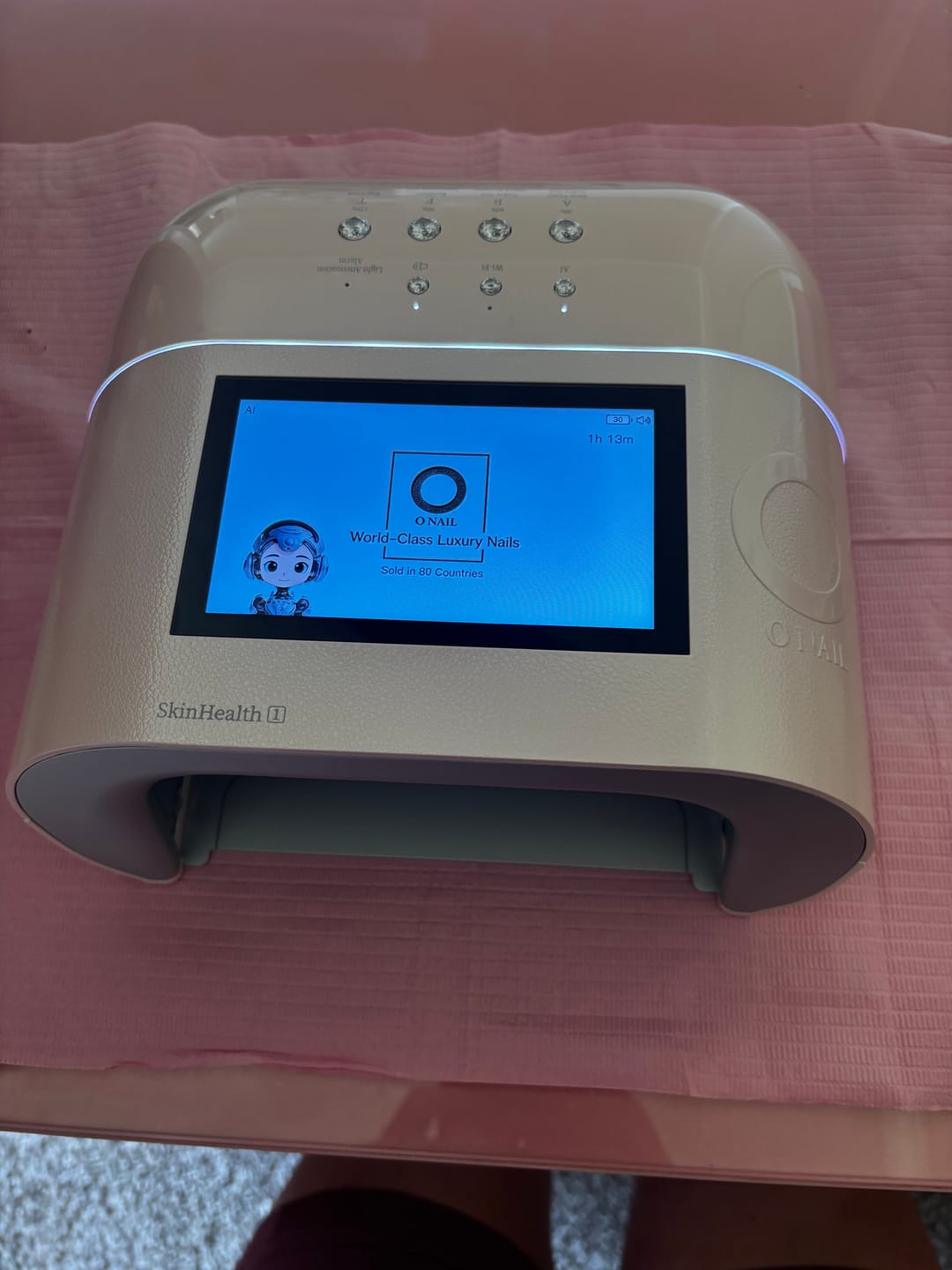 Customer photo review of ONAIL Rechargeable AI Nail Lamp - SUNX PRO MAX