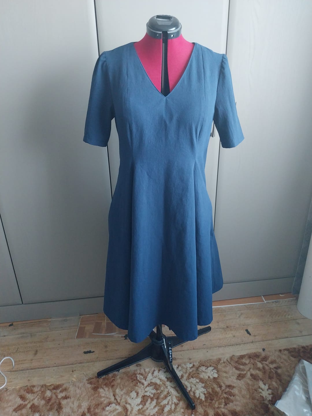 Customer photo review of Linen Feel 100% Cotton Fabric
