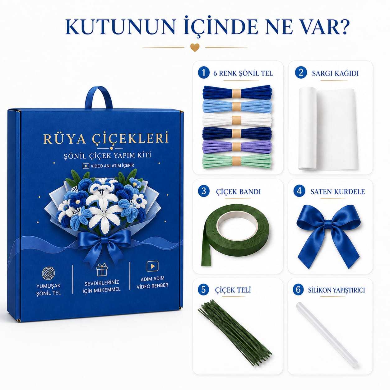 Customer photo review of Şönil Çiçek Yapım Kiti