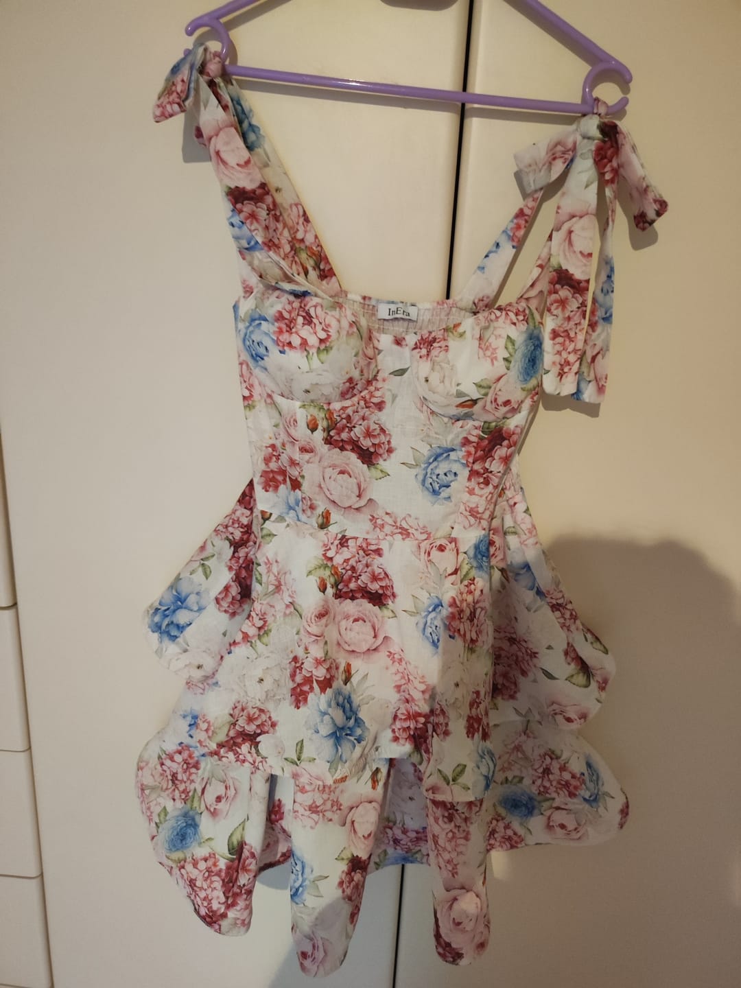 Customer photo review of Floral mini φόρεμα