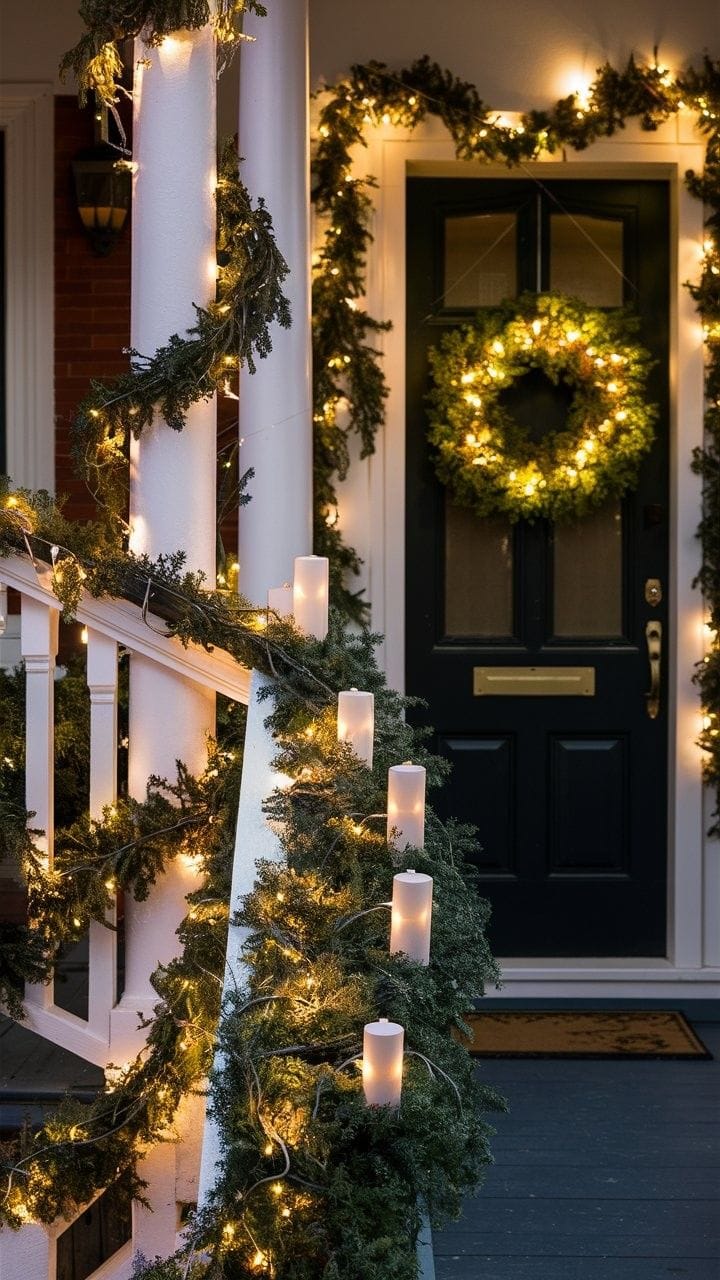 Customer photo review of 🏆2026 HOT SALE💥 Pre-lit Christmas Cedar Garland