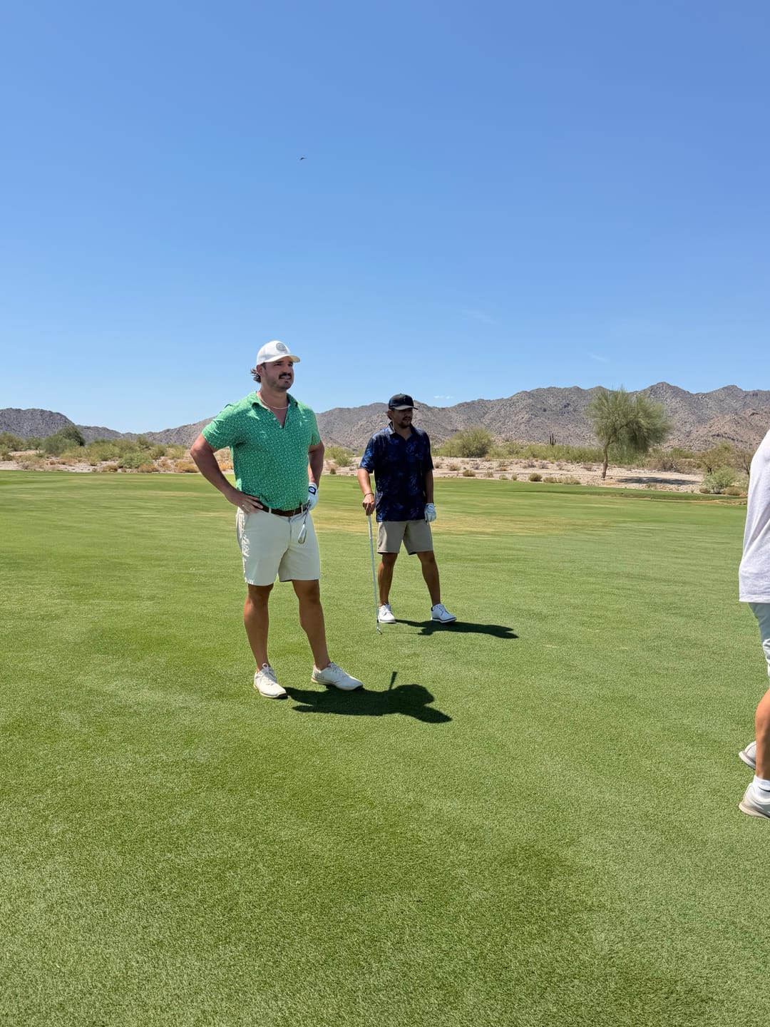Customer photo review of Midnight Blue Golf Polo