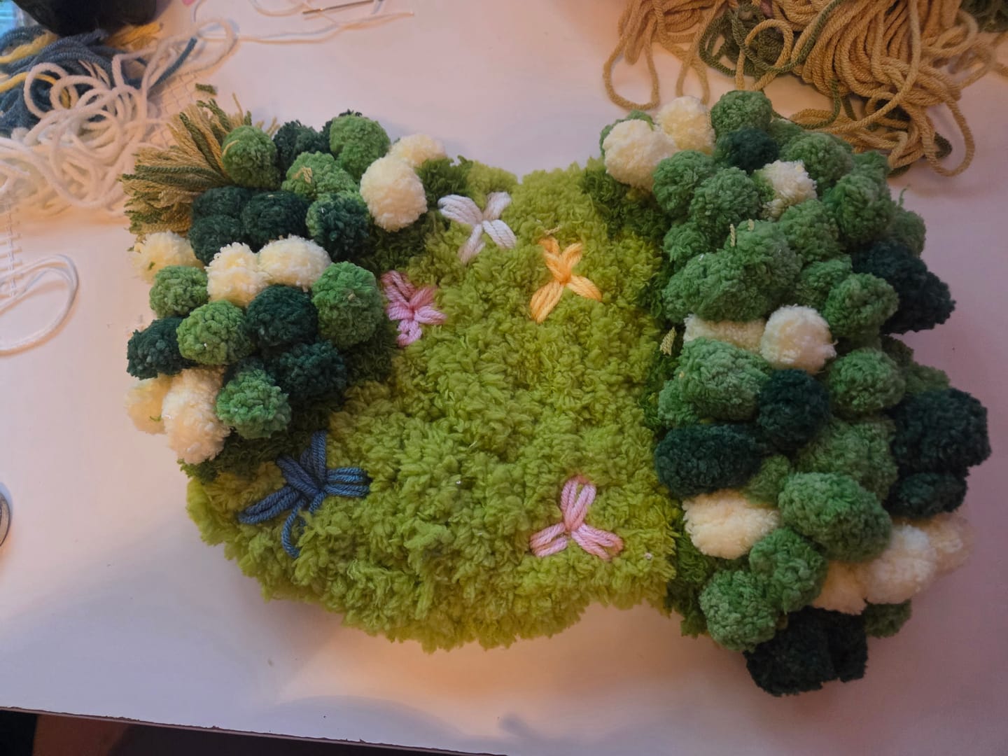 Customer photo review of FLORAL GROVE - Moss Coaster Kit