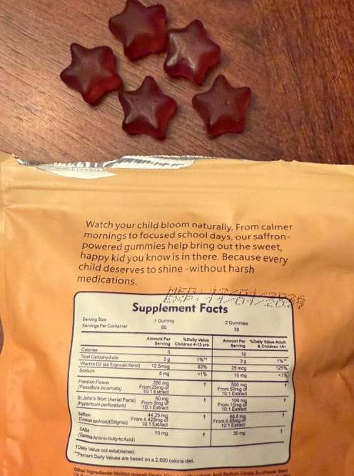 Customer photo review of KIDPUFF Gomitas de Azafrán Plus+