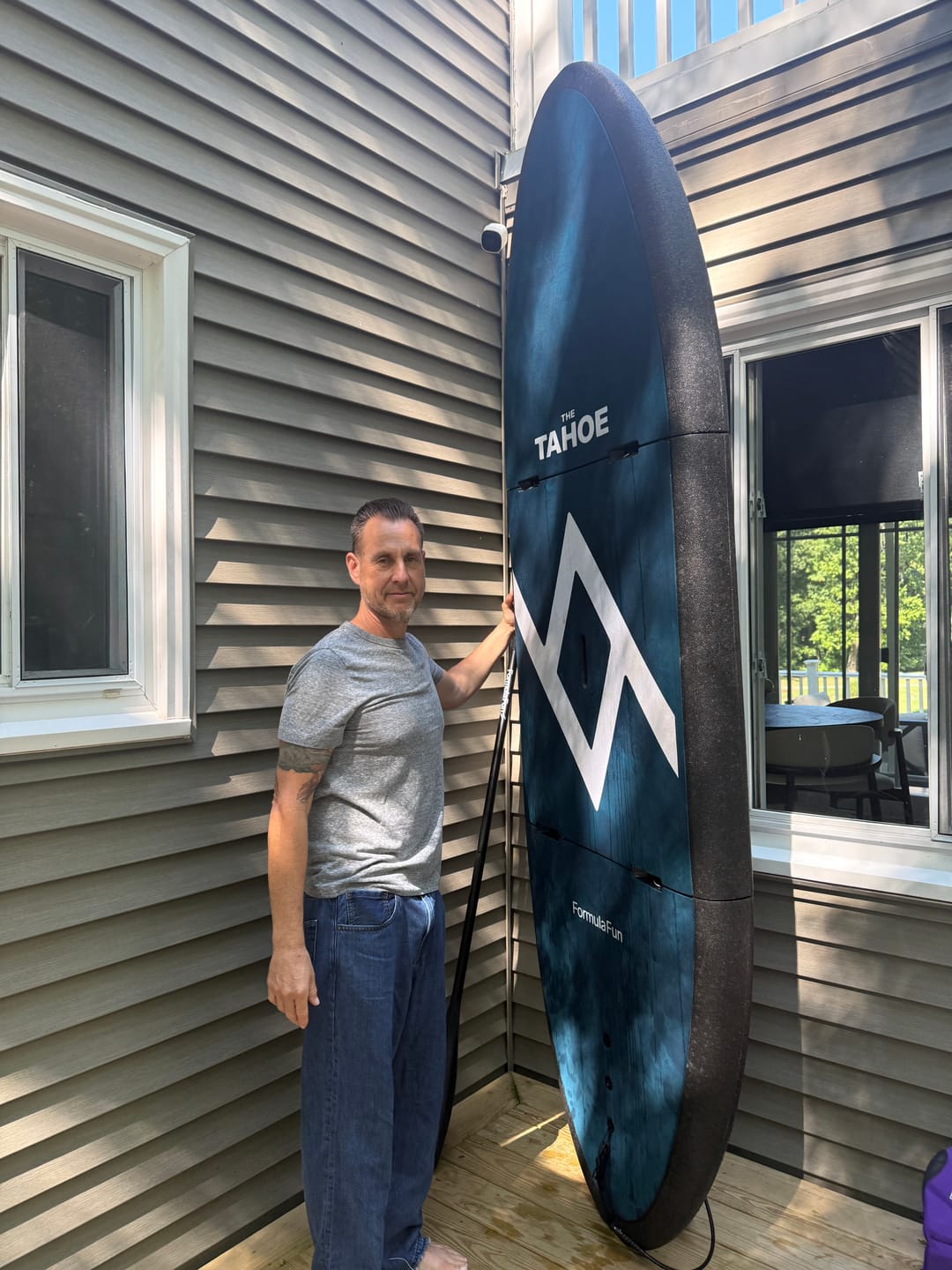 Customer photo review of 9'0" Tahoe 3-Piece SUP - Formula Fun