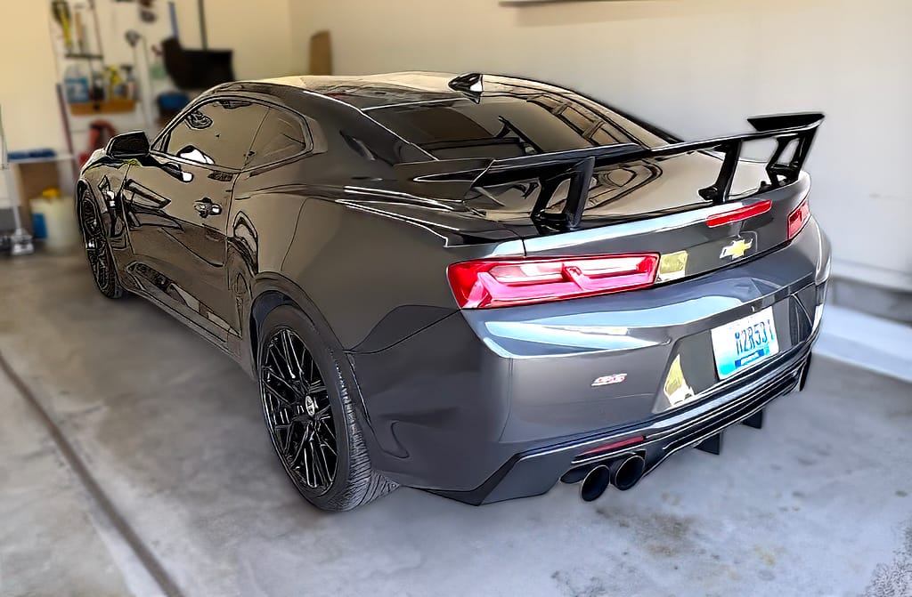 Customer photo review of Camaro Zl1 1LE Conversion Rear Trunk Spoiler High Wing