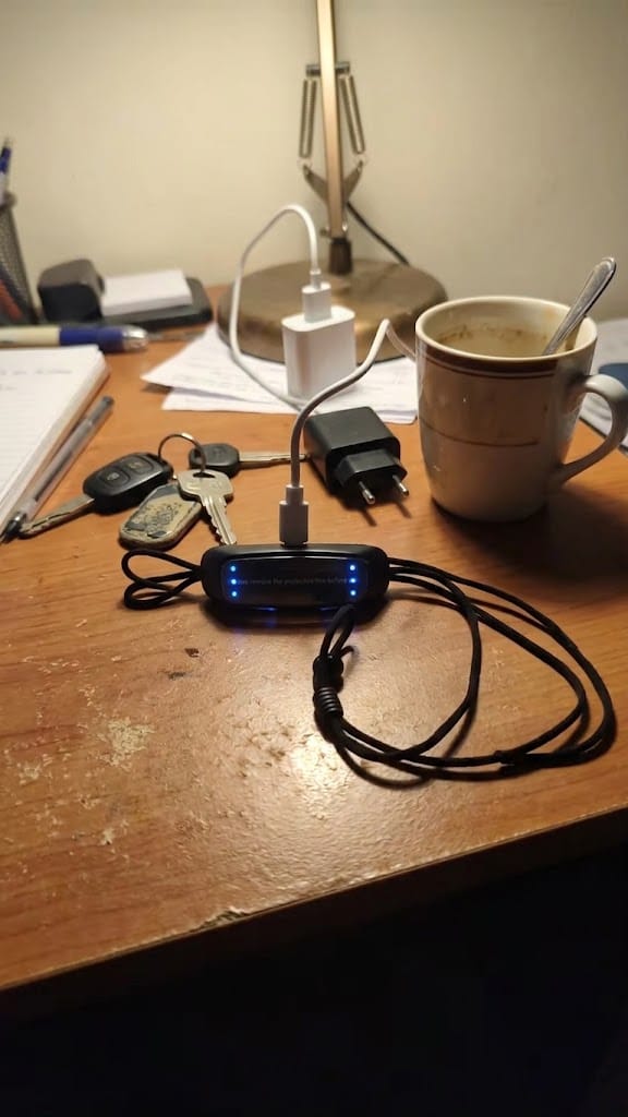 Customer photo review of Dispositivo Inteligente Anti-Ronquidos
