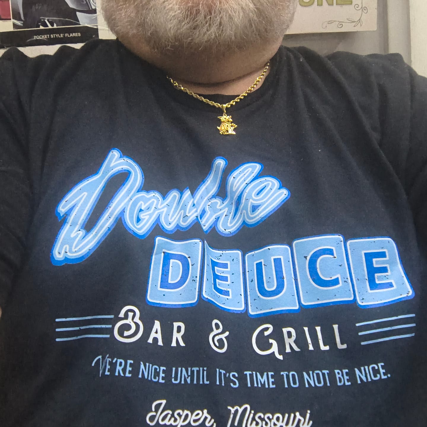 Customer photo review of Double Deuce Men's/Unisex Super Soft Tee