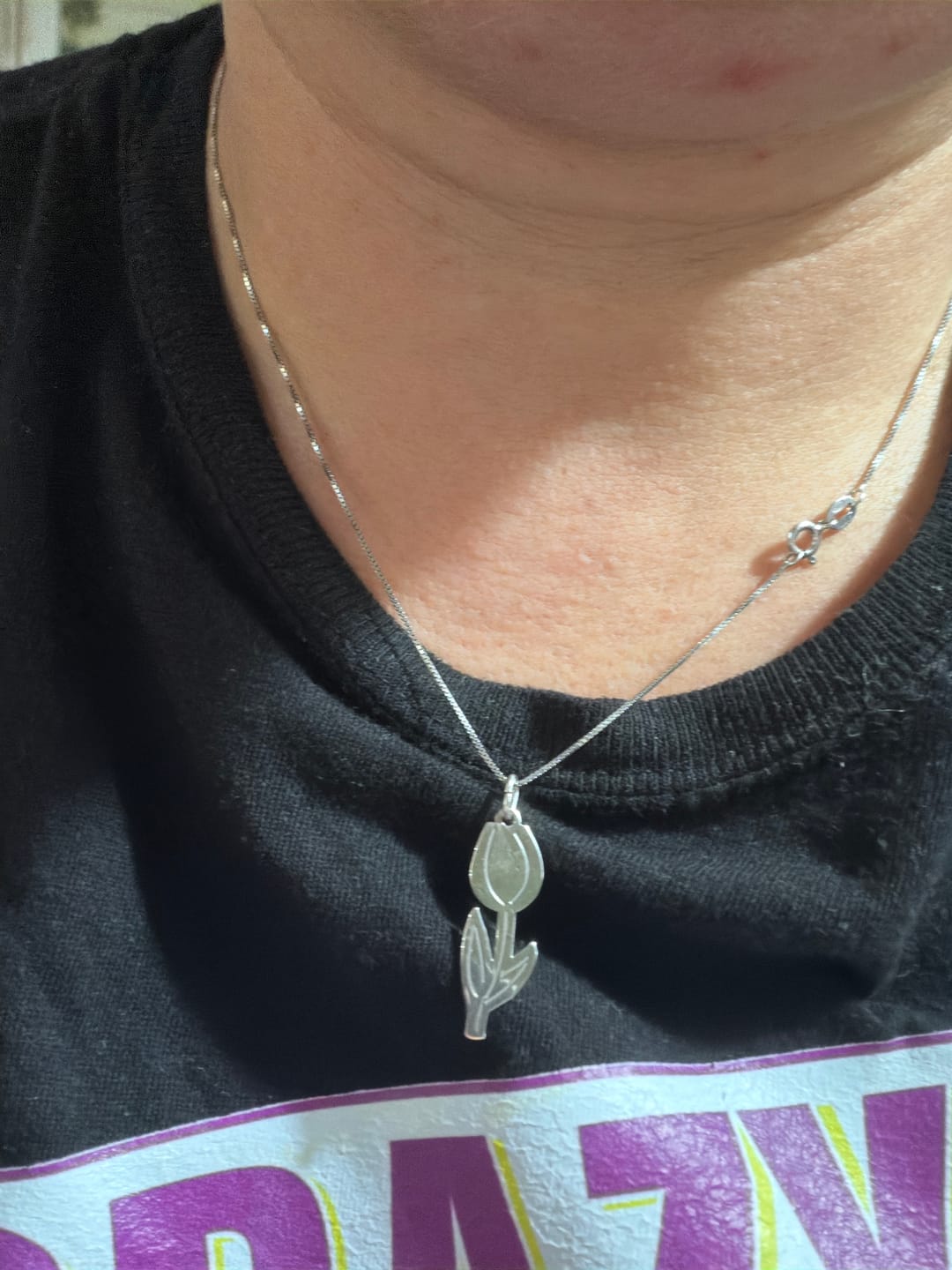 Customer photo review of Collana Tulipano