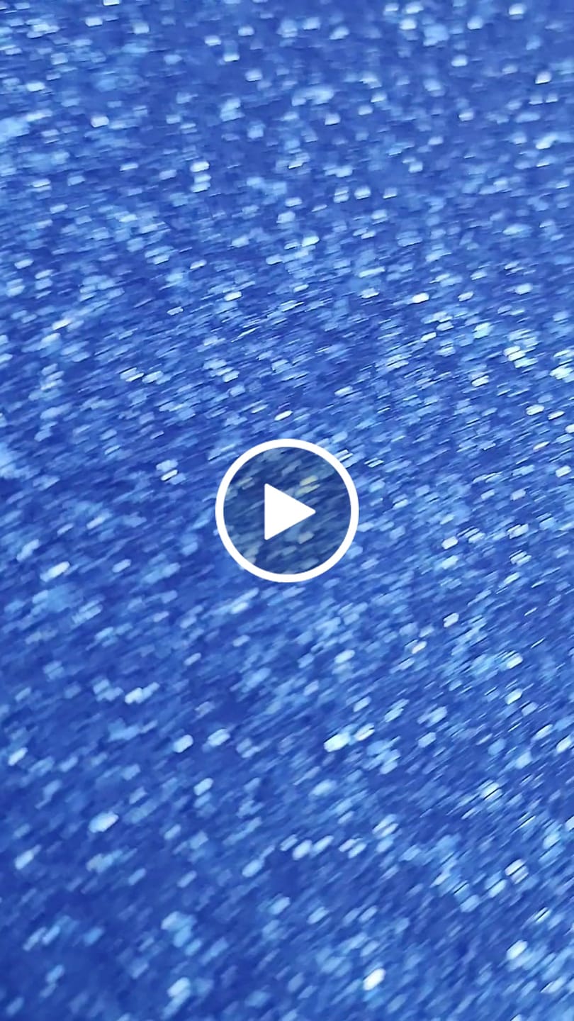 Customer video review of SHINE GLITTER 0,8MM FUNDO SPUN COR ROYAL