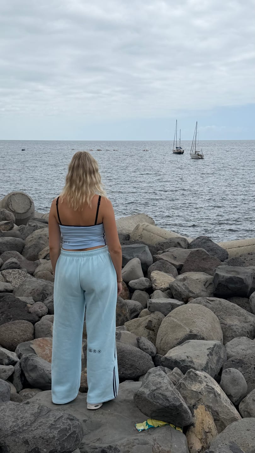 Customer photo review of STRIPED ZIP HOODIE LIGHT BLUE/NAVY