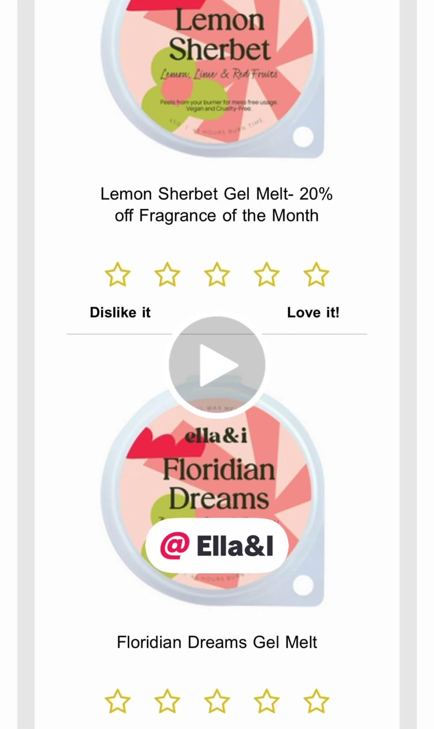 Customer video review of Dark Honey & Tobacco Gel Melt