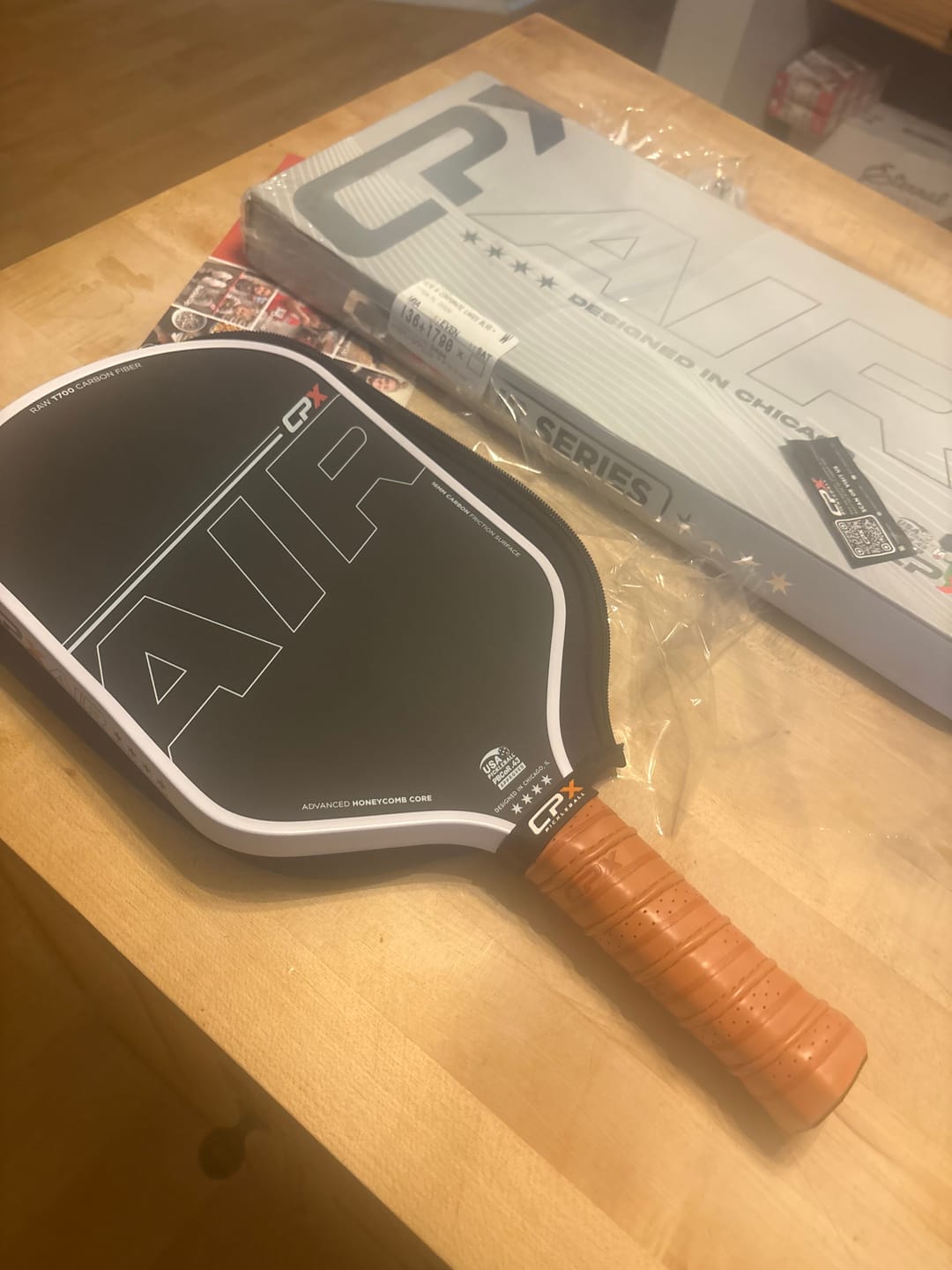 Customer photo review of CPX Mystery Pickleball Paddle
