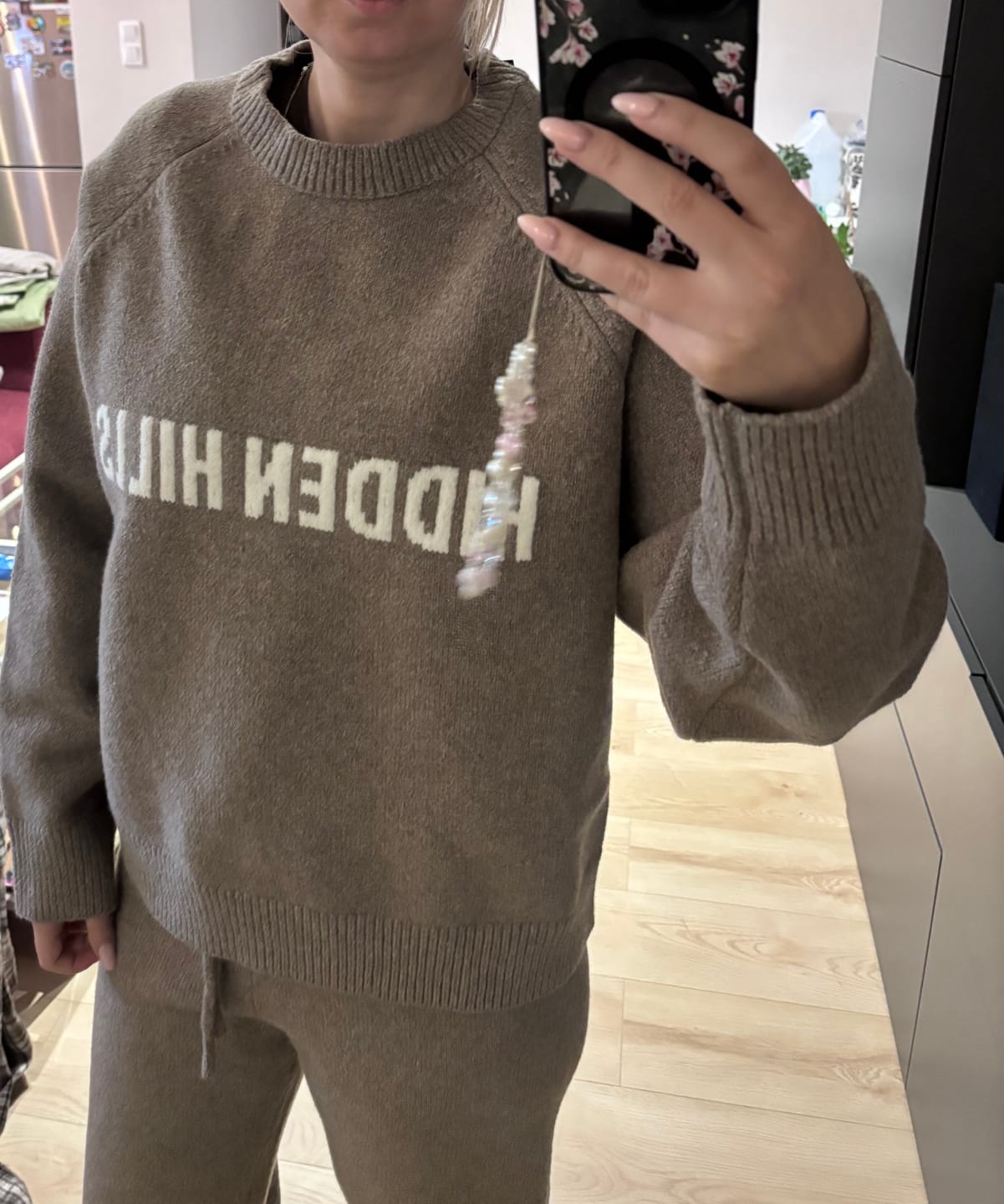 Kundenbewertung mit Foto von STRICKPULLOVER TAUPE