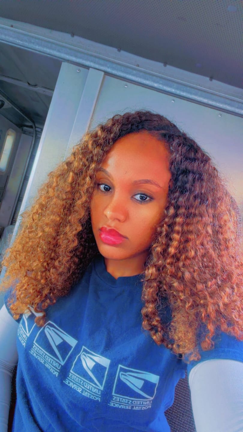 Customer photo review of BABY CURLY™ Brown #4/30 - Raw Hair