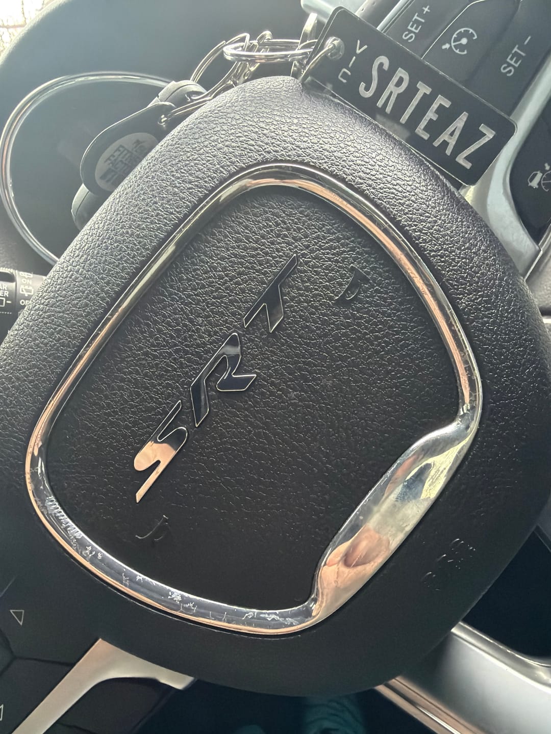 Customer photo review of VIC Deluxe Licence Plate Custom Keychain