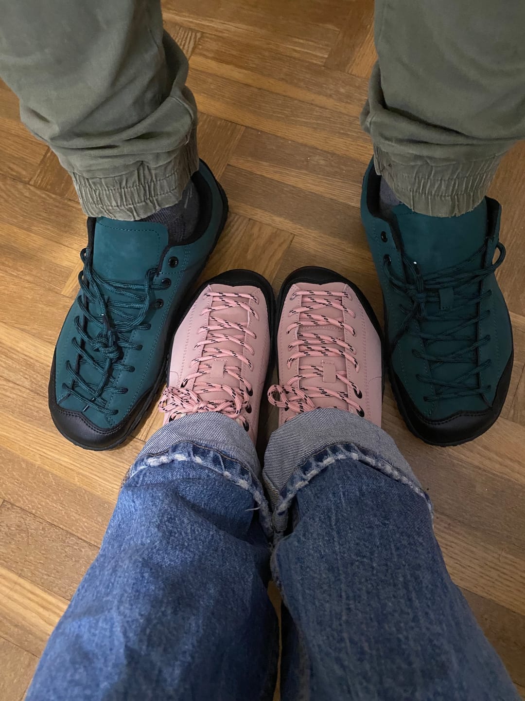 Customer photo review of Barefoot TrekShield™ Green – Impermeables y Antideslizantes