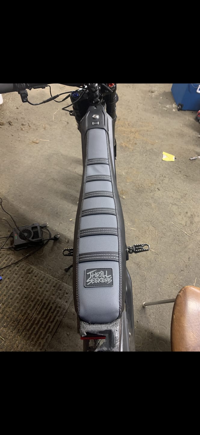 Customer photo review of Custom Seat Cover: Talaria XXX