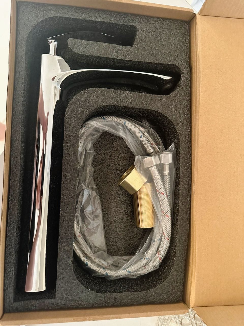 Customer photo review of Torneira Para Banheiro Gourmet Monocomando Aqua Lux