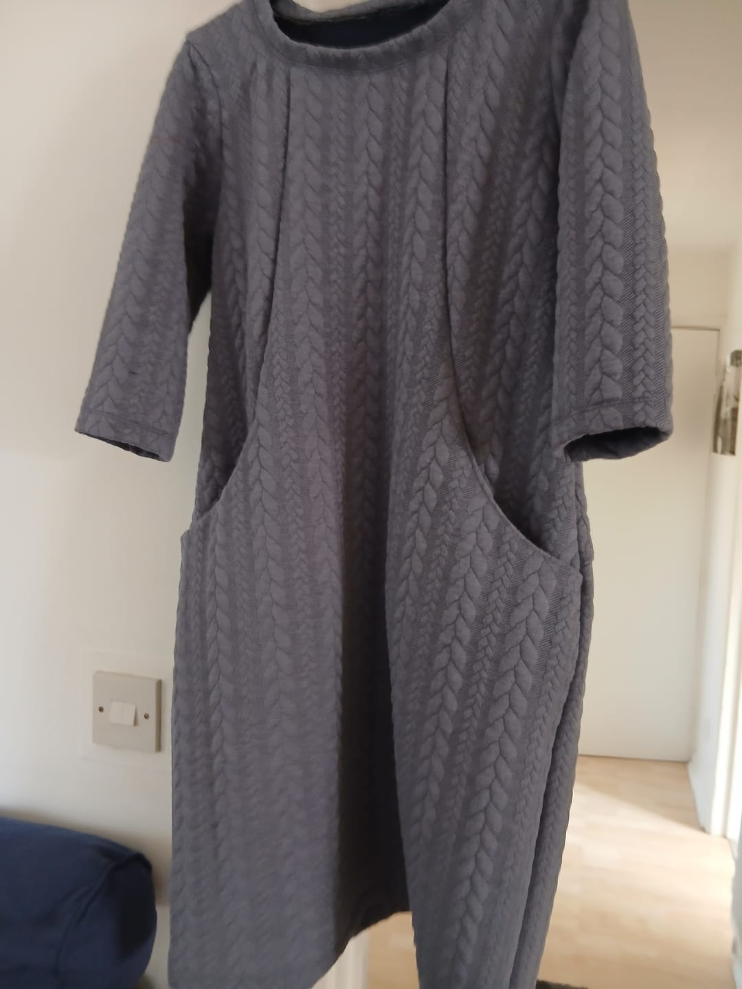 Customer photo review of Cable Knit Jersey Fabric