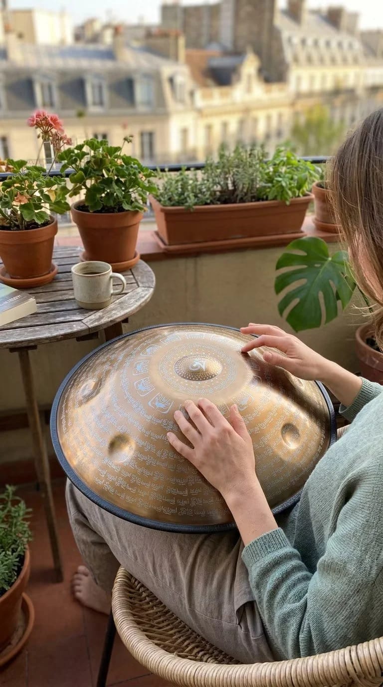 Customer photo review of Cosmos Tantra Tibetan Handpan - 9/10/12 Notes Gift Set