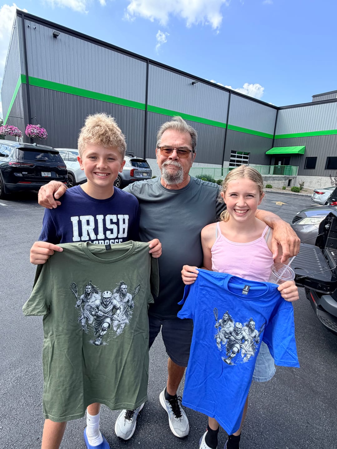 Customer photo review of Lacrosse T-Shirt
