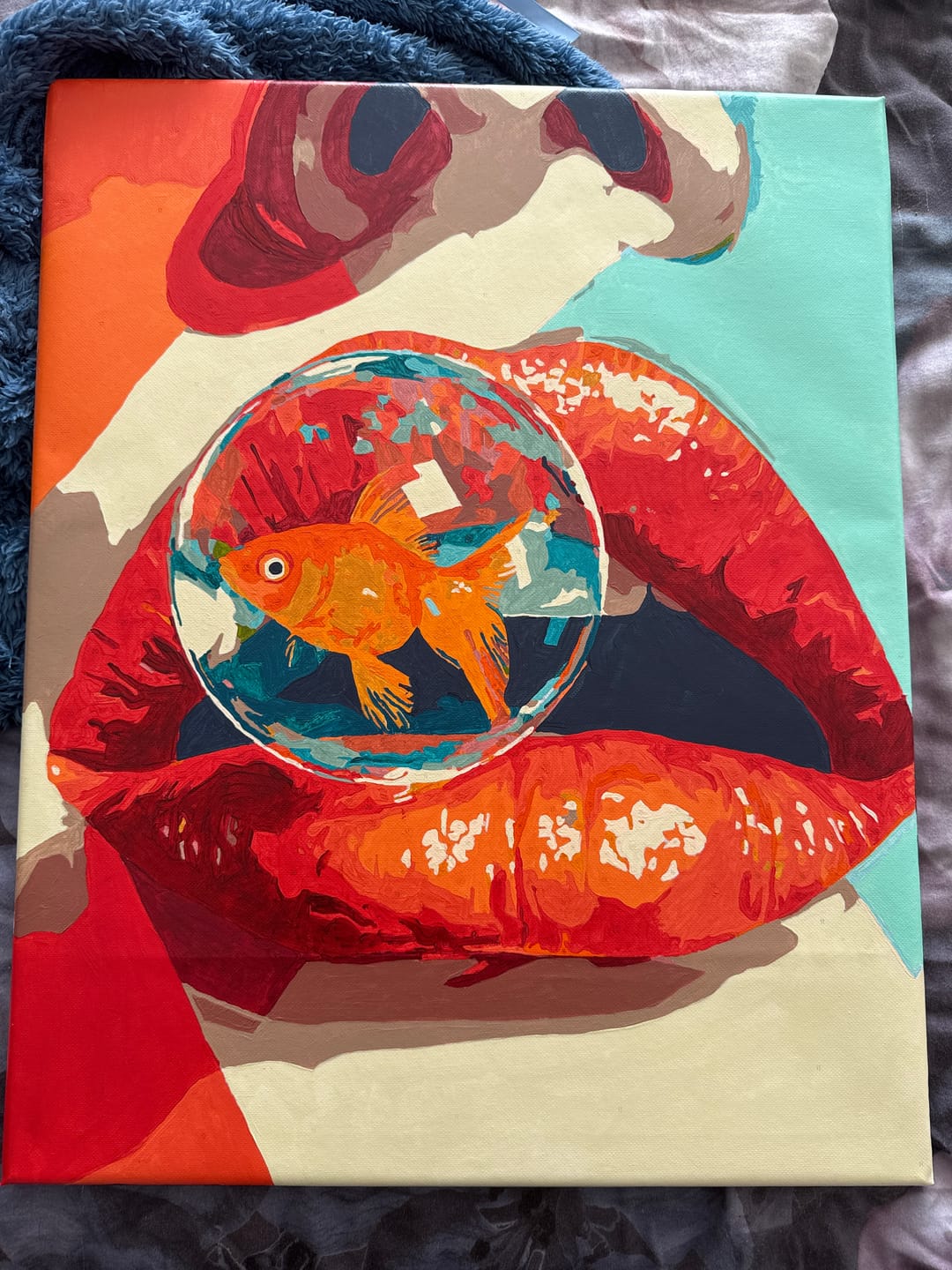 Customer photo review of Breath Out | Paint by Number