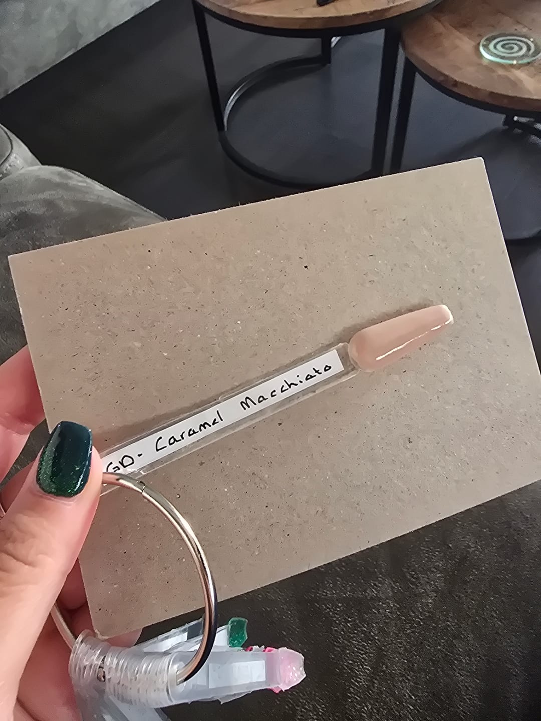 Customer photo review of Caramel Macchiato Dipping Powder