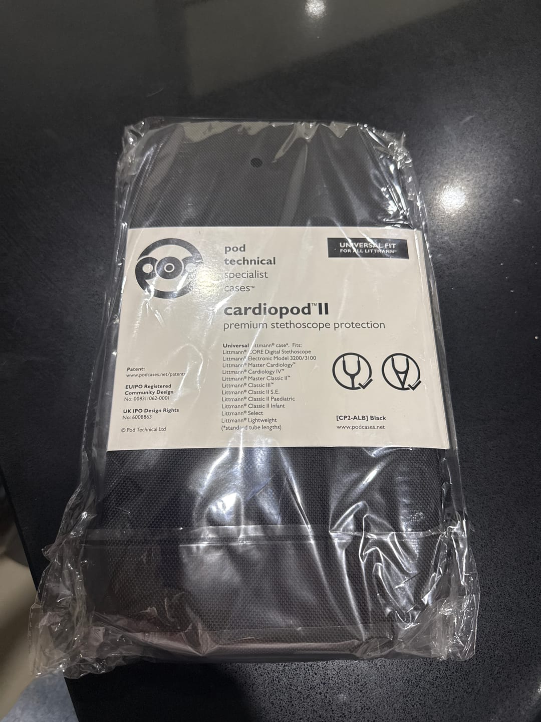 Customer photo review of Pod Technical Cardiopod II Stethoscope Case for all Littmann Stethoscopes - All Black