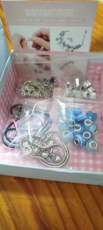 Customer photo review of CharmCraft™ – DIY Bracelet & Jewellery Making Kit